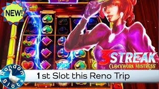 New️3 Streak Clockwork Mistress Slot Machine Bonuses