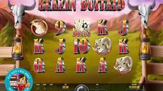 BLAZING BUFFALO Slot Machine GAMEPLAY  [RIVAL GAMING]   PLAYSLOTS4REALMONEY