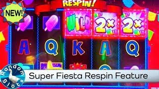 New️Super Fiesta Slot Machine Respin Feature