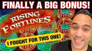RISING FORTUNES BIG WIN!!  |  GREAT WIN ON PIGGY BANKIN’ w RARE RETRIGGER!