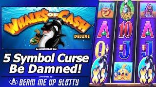 Whales of Cash Deluxe Slot - Super Big Win, 5 Symbol Curse Be Damned!