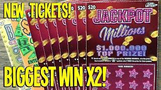 BIGGEST WIN X2! **NEW TICKETS** Playing $200 TEXAS LOTTERY Scratch Offs