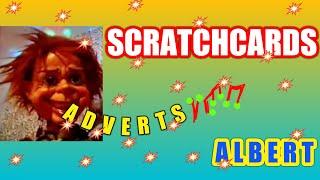 SCRATCHCARD FUN "PICK YOUR CARDS" VIEWERS...says ALBERT..