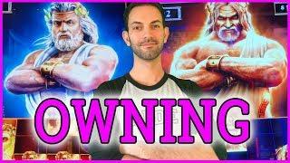 OWNING Kronos & ZEUS for 20 Minutes  Which is Better??  Slot Machine Fruit Machines w Brian