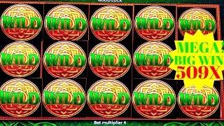 MEGA BIG WIN Wild Lepre'Coins Slot Machine MASSIVE LINE HIT(509X) ! Huge Win At WONDER 4 TOWER