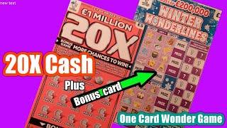 One Card Wonder....20X Cash Orange..and Bonus Scratchcard..mmmmmmMMM