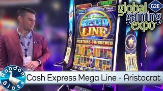 Cash Express Mega Line Slot Machine by Aristocrat at #G2E2022