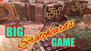 BIG ..SCRATCHCARD GAME..50X..MONOPOLY..FRUITY £500.etc