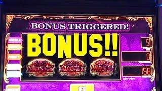 EASY MONEY Live Play BONUS 1$ Denom max bet Barcrest Slot Machine