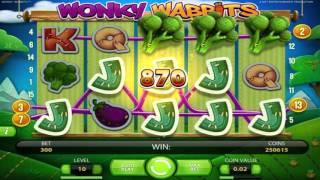 Wonky Wabbits• free slots machine by NetEnt preview at Slotozilla.com