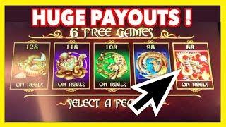 5 Treasures BIG WINS  - Free Spin Bonus With  Dragon Symbol  !