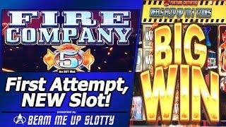 Fire Company 5 - First Attempt, Nice Hits in New 4D Slot by IGT