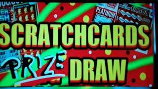SCRATCHCARDS..ITS GIVE A WAY SCRATCHCARDS  TIME FOLKS........PRIZES DRAW