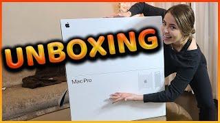 Unboxing a New Apple Mac Pro!