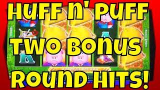 Huff n' Puff - Two Bonus Round Wins!