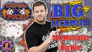 ️ 10X Ultimate X Multiplier Jackpot Win ️ Double Double Bonus Video Poker at The Cosmopolitan
