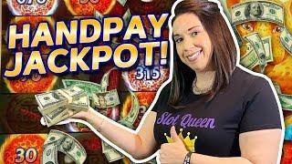 TOUCHDOWN !! HANDPAY JACKPOT !! I HAVE NEVER SEEN THAT BEFORE !!!!