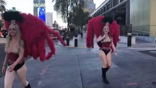 Walking the Las Vegas Strip (Showgirls were Hysterical!) Cosmopolitan to Park MGM