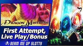Dragon Mistress Slot - First Attempt, Live Play and Free Spins Bonus