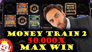 UNLEASHING THE BEAST  50,000X MAX WIN ON MONEY TRAIN 2!