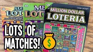 LOTERIA TIME with a Big Win!  TEXAS LOTTERY Scratch Off Tickets