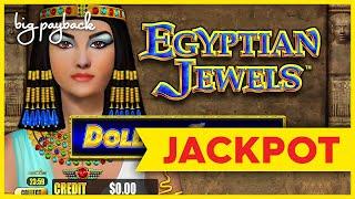 JACKPOT HANDPAY! Dollar Storm Egyptian Jewels Slot - WHOA, THAT JUST HAPPENED?!