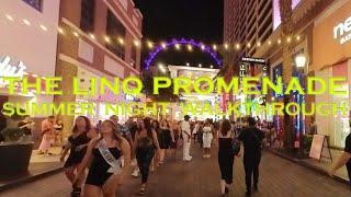 The Linq Promenade Las Vegas Night Walkthrough