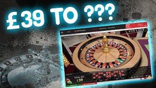 £39 to Boomtown!   A short Game of Live Roulette!