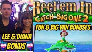 BIG WINS-BONUSES AND FUN WITH LEE AT THE CASINO