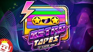 RETRO TAPES  (PUSH GAMING)  NEW SLOT!  FIRST LOOK!