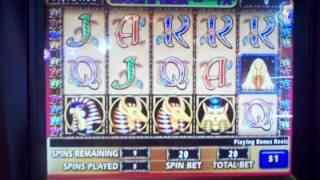 Cleopatra II High limit slot machine  MEGA BIG FAIL bonus Free Spins $1 denom