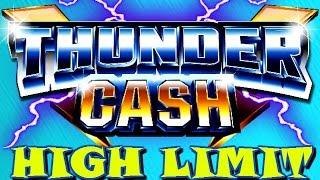 ¡ $20 LIVE PLAY HIGH LIMIT ACTION! THUNDER CASH SLOT MACHINE