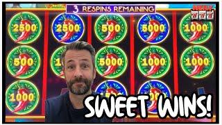SOME REALLY SWEET WINS on ELECTRIC CASH  DOLLAR STORM  SUPER LIT VEGAS
