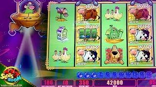 235 Free Games!!! Max Bet BIG WIN on Invaders Return From Planet Moolah 1c Wms Slot