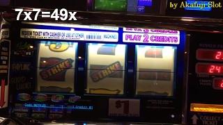 BIG WINLIVE PLAYSEVEN STRIKE Dollar Slot Max Bet at Barona Casino.and Jackpot Pic etc.