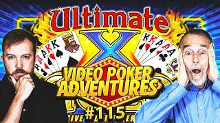 Ultimate X Gold Double Double Bonus Chasing Quads - Video Poker Adventures 115 • The Jackpot Gents