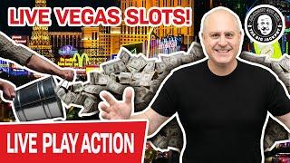 Tune in for LIVE VEGAS SLOT ACTION  Massive Jackpots!