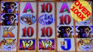 Buffalo Gold Slot Machine Bonus BIG WIN Over 100x | Live Aristocrat Slot Play | NG Slot