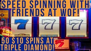 2 for 1 More Spin Monday! Over 50 Spins with Friends at Triple Diamond and RW&B Wheel of Fortune!