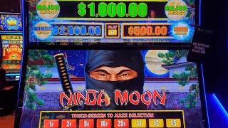 LiVe! Dollar Storm Ninja Moon with KCSlotChannel @Choctaw Casino