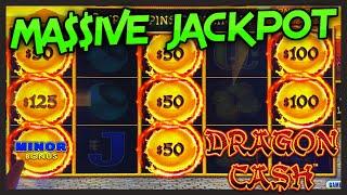 HIGH LIMIT Dragon Cash Link HAPPY & PROSPEROUS MASSIVE HANDPAY JACKPOTS $50 Bonus Round Slot Machine