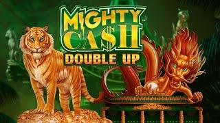 I WAS ALMOST BROKE and THIS HAPPENED on MIGHTY CASH DOUBLE UP MONEY DRAGON SLOT MACHINE HUGE WIN!!!