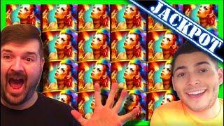 JACKPOT! HAND PAY! LIVE PLAY on Carnival of Mirrors Slot Machine with Bonus! HUGE WIN!!!!