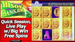 Bison Banker Slot - Quick Session, Live Play, Big Win Bonus
