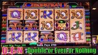 Slot Series DEN (18)Double or Even or NothingChina Gold/Cleopatra 2/Geisha  Slot machine (^_-)