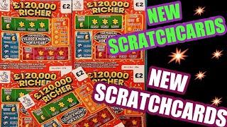 NEW CARDS..NEW "£120,000 RICHER"..also..FULL OF £1,000s..BLACK & GOLD..£500,000 PINK..£250,000 GREEN