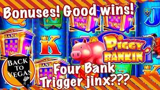 Piggy Bankin’ Slot Machine Bonus Wins and the dreaded Four Bank Trigger??