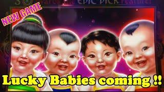 NEW GAME !! LUCKY BABIES COMINGDIRECTIONAL MULTIPLIER Slot (SG)$360 Slot Free Play彡栗スロ