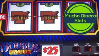 MY FIRST JACKPOT WIN ON DOUBLE GOLD/ MAX BET/ HIGH LIMIT
