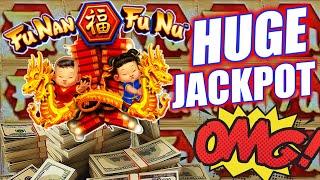 Massive Fu Nan Fu Nu Jackpot Playing High Limit in Las Vegas!
